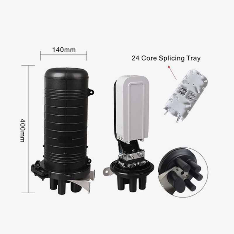 T6-108H 96 Core Fiber Optic Splice Closure